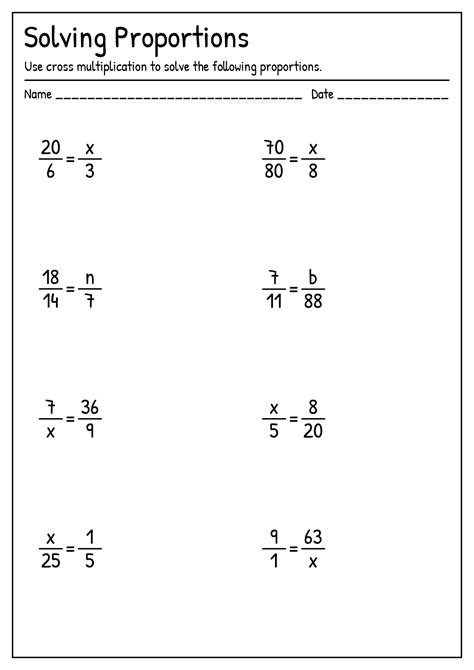 solving proportions worksheet 7th grade answers